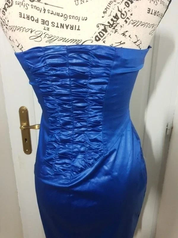 💙 Vestido bustier satinado – Pinko – T. 36 – Muy buen estado – photo 13